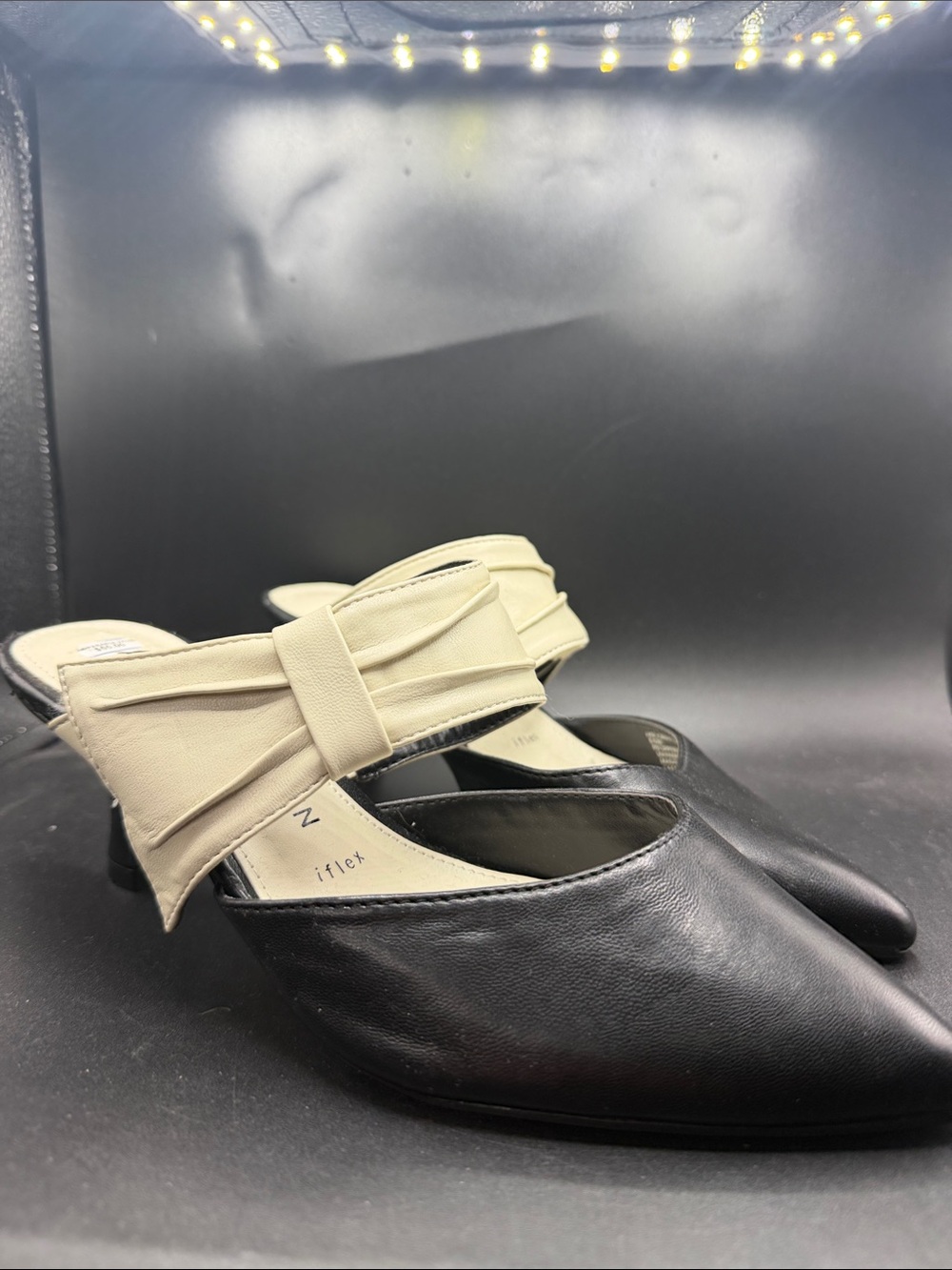 Anne Klein Kitten Mules